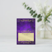 Keizerlijke Paarse vouwtafel Plaatskaart Plaatskaartje (Staand voorkant)