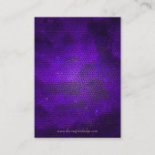 Keizerlijke Paarse vouwtafel Plaatskaart Plaatskaartje (Achterkant)