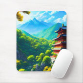 Keizerlijke rust: omhelzing van Natuur Muismat (Met muis)