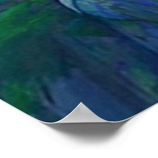 Keizerlijke rust: omhelzing van Natuur Poster (Hoek)