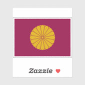 Keizerlijke standaard van keizer emeritus (2019-he sticker (Vel)