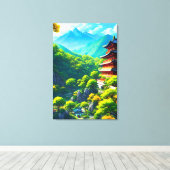 Keizerlijke Tranquiliteit: De Omarming van de Natu Canvas Afdruk (Insitu (Houten vloer))