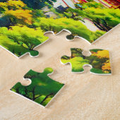 Keizerlijke Tranquiliteit: De Omarming van de Natu Legpuzzel (Zijkant)