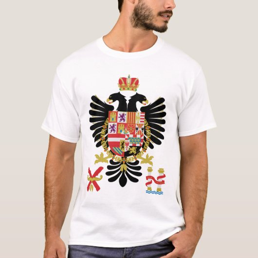 Keizerlijke wapens van CARLOS V T-shirt (Voorkant)