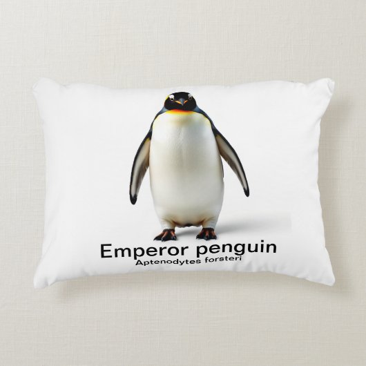 keizerpinguïn (Aptenodytes forsteri) kussen (Voorkant)