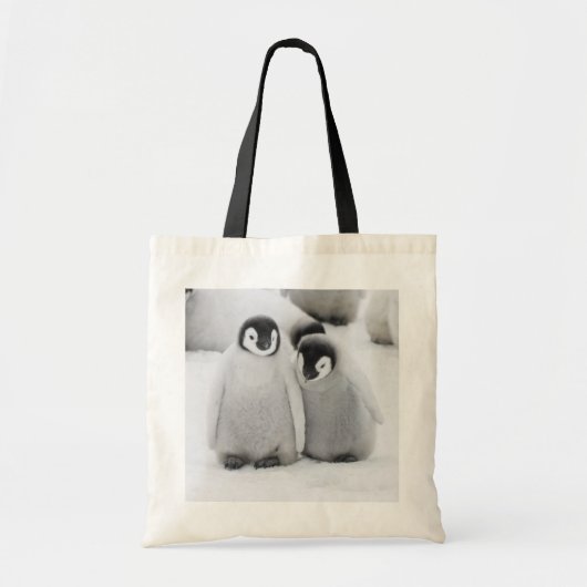 Keizerpinguïnkuikens op het ijs in Antarctica Tote Bag (Voorkant)