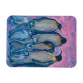 keizerpinguïns, Antarctische vogels, ouders en Kin Magneet (Horizontaal)