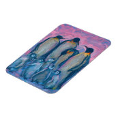 keizerpinguïns, Antarctische vogels, ouders en Kin Magneet (Linkerzijde)