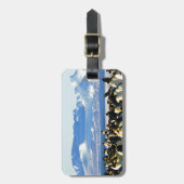 keizerpinguïns bagagelabel (Voorkant verticaal)