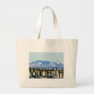 keizerpinguïns grote tote bag