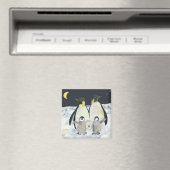 Keizerpinguïns Winterplezier Magneet (Insitu (Vaatwasser))