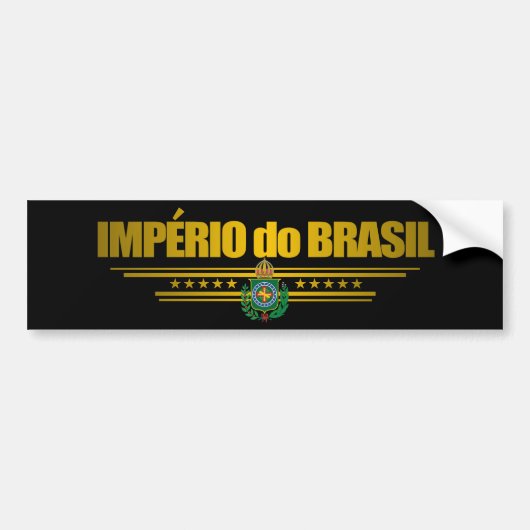 "Keizerrijk Brazilië" Bumpersticker (Voorkant)