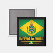 "Keizerrijk Brazilië" Magneet (Voorkant / Achterkant)
