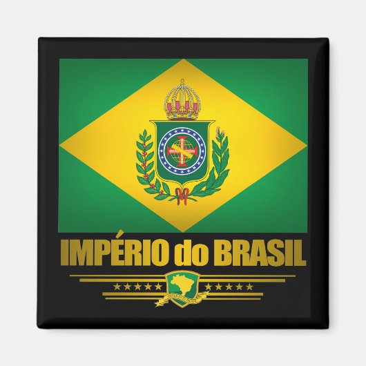 "Keizerrijk Brazilië" Magneet (Voorkant)