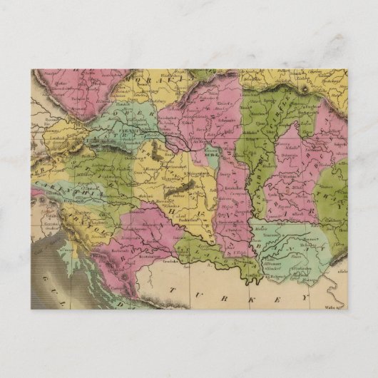 keizerrijk van Oostenrijk Briefkaart (Voorkant)