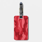 Keizerrood  Eenkleurige Camo Bagagelabel (Achterkant verticaal)