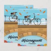 Keizersgracht gracht Amsterdam reisposter (Voorkant / Achterkant)