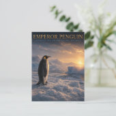 Keizerspinguïn Antarctisch Ijs DIEREN Briefkaart (Staand voorkant)