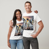 Keizerspinguïn  foto t-shirt (Unisex)
