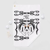 Keizerspinguïn houdt voor altijd van vogels golfhanddoek (Insitu)