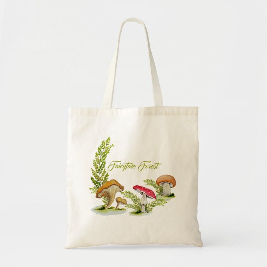 Keizerspuitboste waterverf van paddenstoelen tote bag (Voorkant)