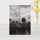 Keizerstaf op een grijze dag kaart (Gele Bloem)