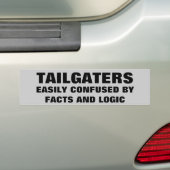 Keizigers: Verward door feiten en logica Bumpersticker (Op auto)