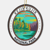 Kejimkujik Nationaal Park Nog steeds Brook Canada  Keramisch Ornament (Links)