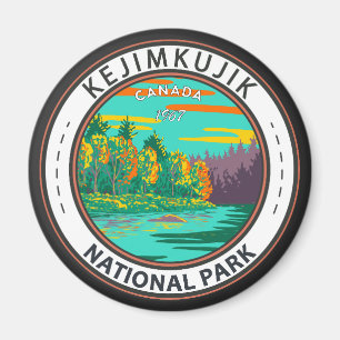 Kejimkujik Nationaal Park Nog steeds Brook Canada  Magneet