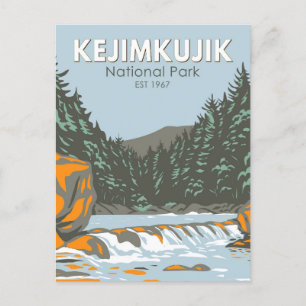 Kejimkujik National Park Canada  kunst Briefkaart