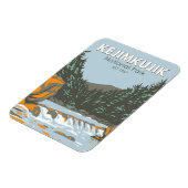 Kejimkujik National Park Canada  kunst Magneet (Linkerzijde)