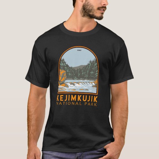 Kejimkujik National Park Canada  kunst T-shirt (Voorkant)