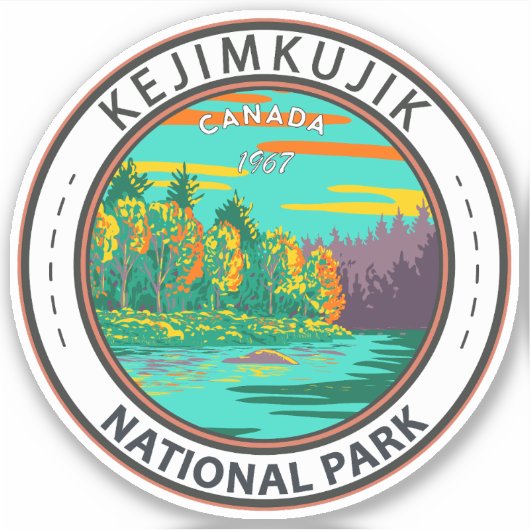 Kejimkujik National Park Sticker (Voorkant)