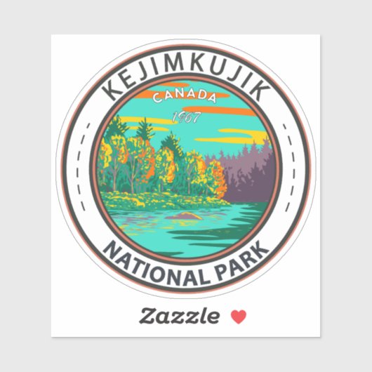 Kejimkujik National Park Sticker (Vel)