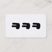 KEKEKE ㅋㅋㅋ Korean Slang Visitekaartje (Voorkant)