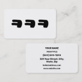 KEKEKE ㅋㅋㅋ Korean Slang Visitekaartje (Voorkant / Achterkant)