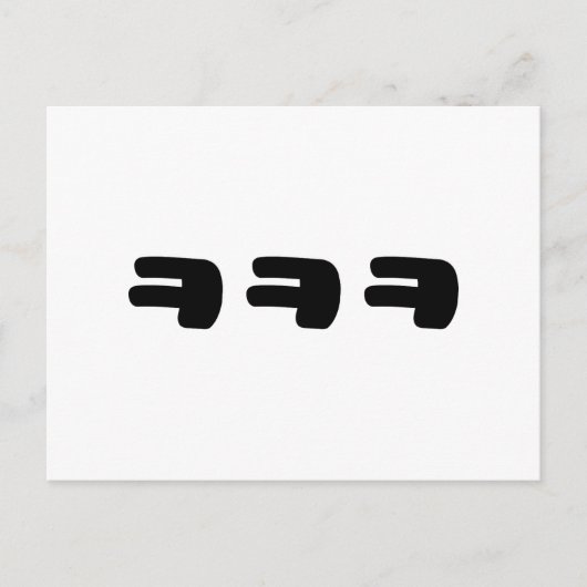 KEKEKE ㅋ ㅋ Korean Slang Briefkaart (Voorkant)