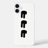 KEKEKE ㅋ ㅋ Korean Slang Case-Mate iPhone Case (Achterkant)