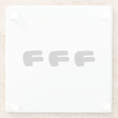 KEKEKE ㅋ ㅋ Korean Slang Glazen Onderzetter (Achterkant)