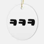 KEKEKE ㅋ ㅋ Korean Slang Keramisch Ornament (Links)