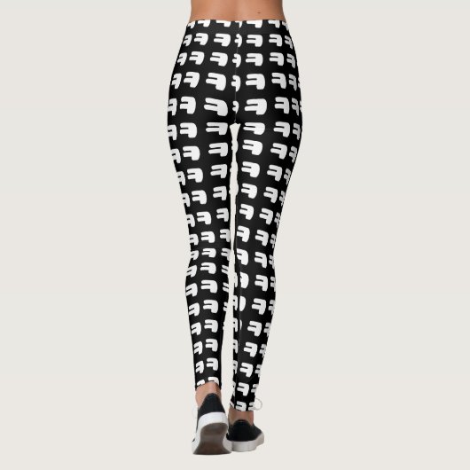 KEKEKE ㅋ ㅋ Korean Slang Leggings (Achterkant)