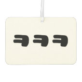 KEKEKE ㅋ ㅋ Korean Slang Luchtverfrisser (Achterkant)