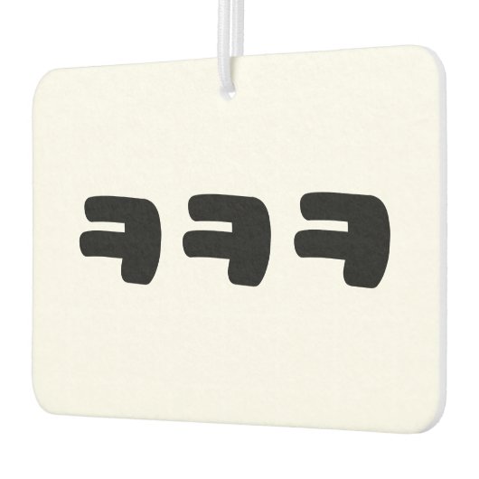 KEKEKE ㅋ ㅋ Korean Slang Luchtverfrisser (Links)