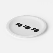 KEKEKE ㅋ ㅋ Korean Slang Papieren Bordje (Gekanteld)