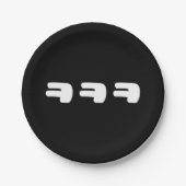 KEKEKE ㅋ ㅋ Korean Slang Papieren Bordje (Voorkant)