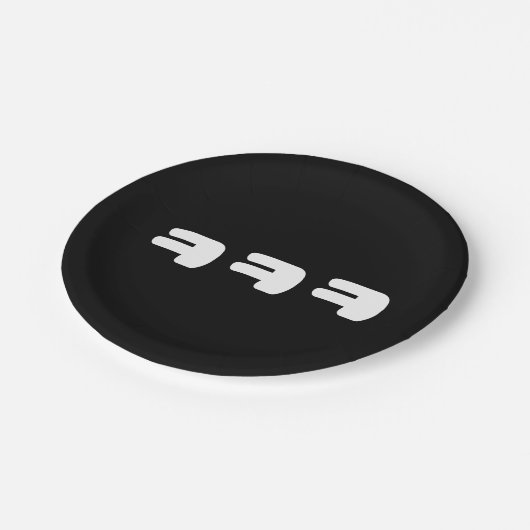 KEKEKE ㅋ ㅋ Korean Slang Papieren Bordje (Gekanteld)