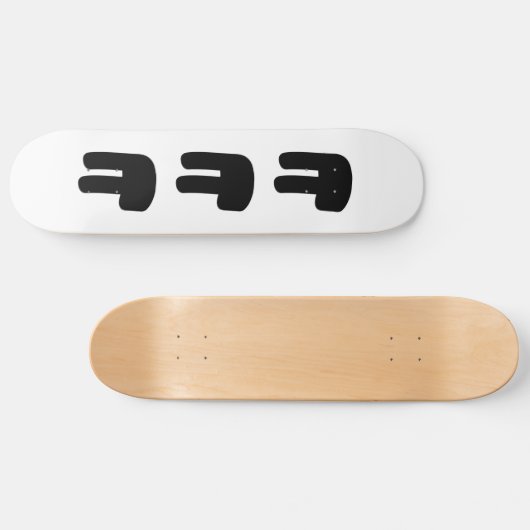 KEKEKE ㅋ ㅋ Korean Slang Persoonlijk Skateboard (Horizontaal)