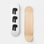 KEKEKE ㅋ ㅋ Korean Slang Persoonlijk Skateboard (Voorkant)