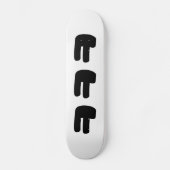 KEKEKE ㅋ ㅋ Korean Slang Persoonlijk Skateboard (Voorkant)