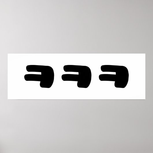 KEKEKE ㅋ ㅋ Korean Slang Poster (Voorkant)